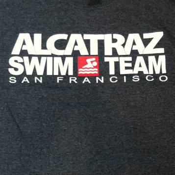 Close up of the "Alcatraz Swim team San Francisco" Logo