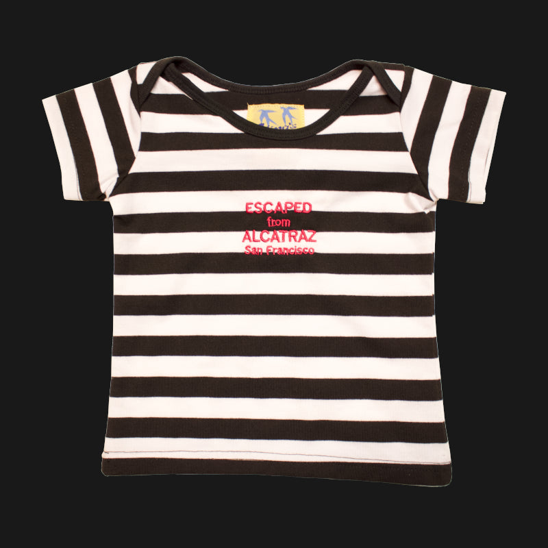 Alcatraz Black & White Baby Shirts – Alcatraz Gift Shop