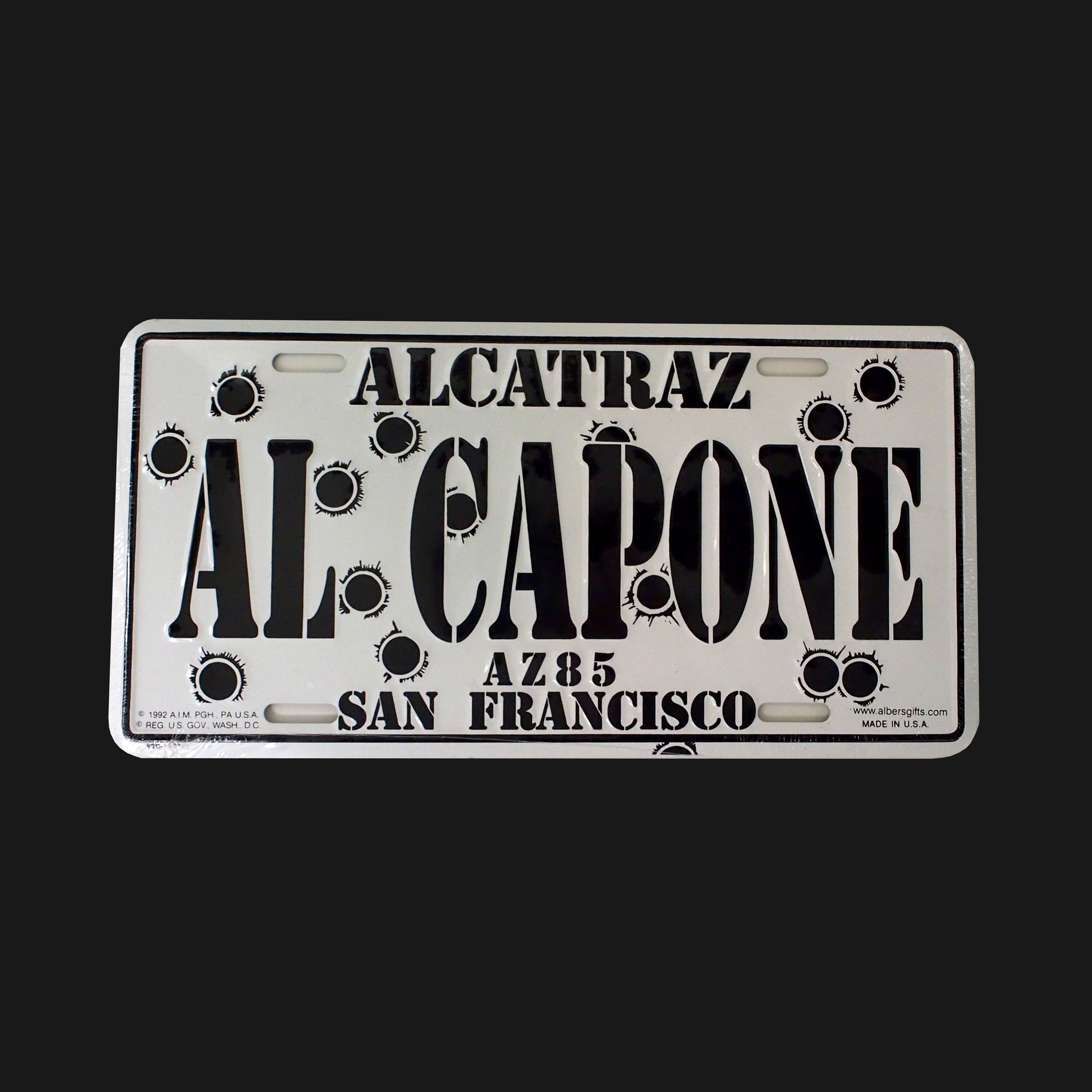 Al Capone License Plate