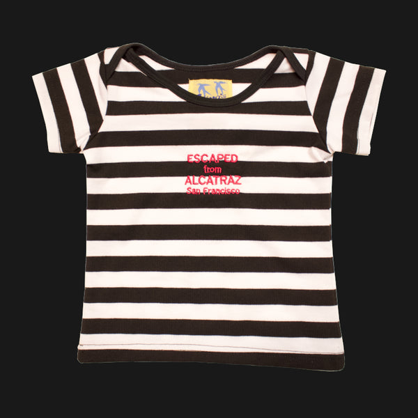 Alcatraz Black & White Baby Shirts