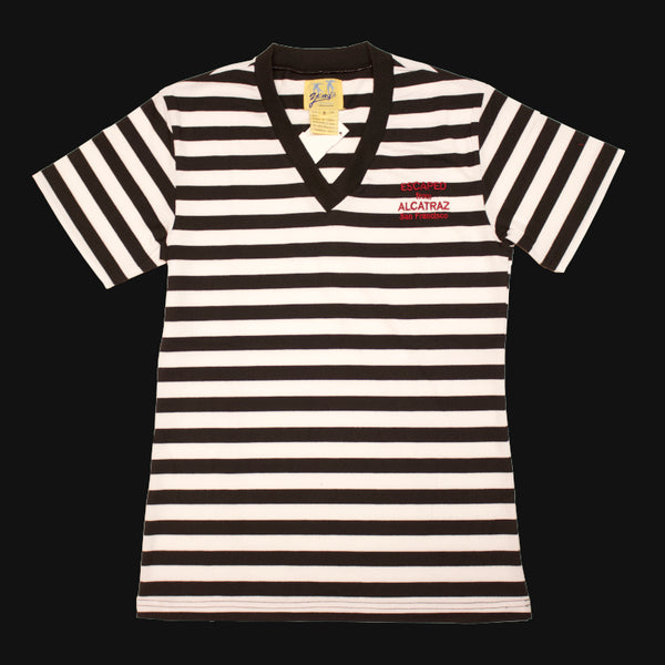 Alcatraz Black & White V-Neck