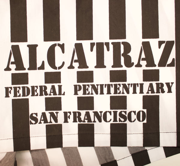 Alcatraz Black & White Shorts