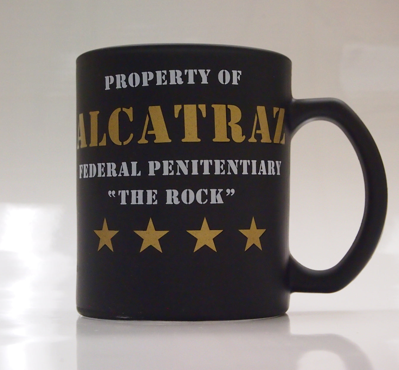 Coffee Mug, "Property of Alcatraz Federal Penitentiary The Rock"
